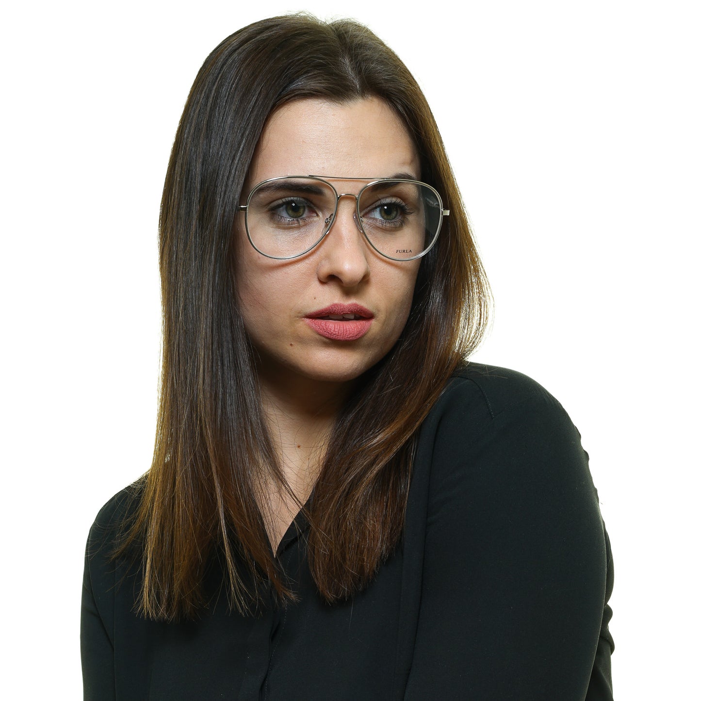 Silberne optische Brillenfassungen für Frauen