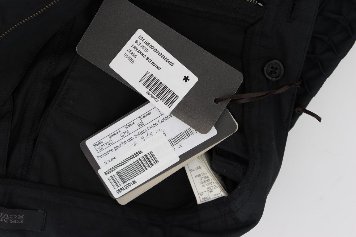 Blaue 3/4 lange Hose aus Baumwolle