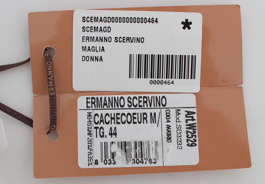 Weißer Pullover aus Wollmischung Cardigan