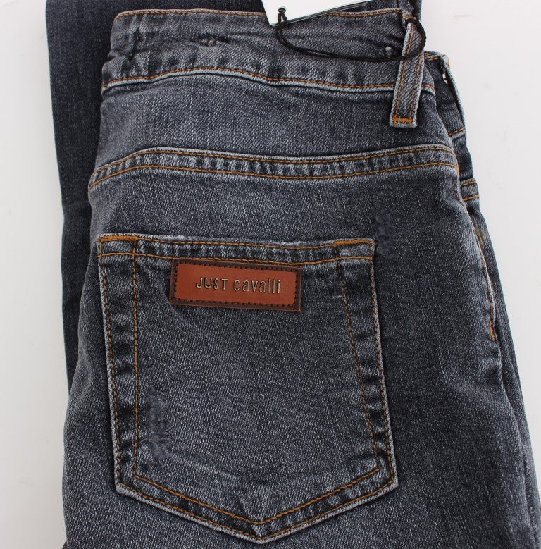 Blaue Waschung Baumwollmischung Slim Fit Jeans