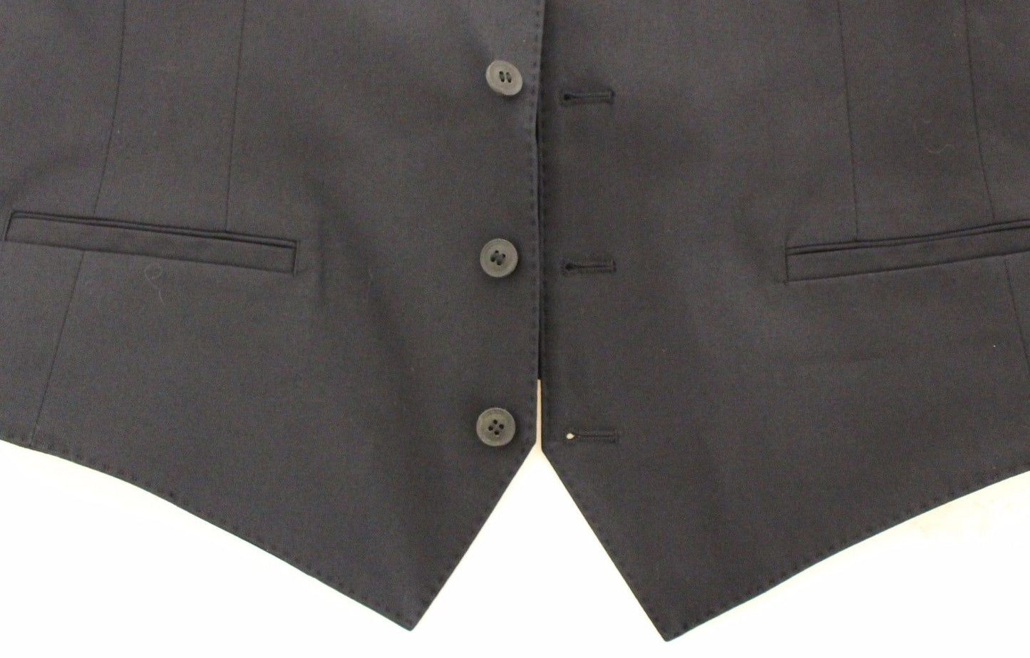 Blauer Baumwoll-Stretchwesten-Blazer