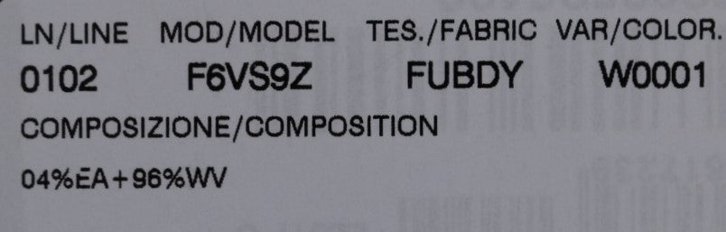 Weißes Stretch-Broschen-Shiftkleid aus Wolle