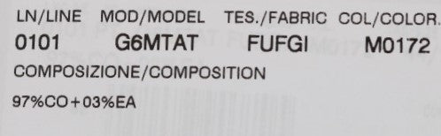 Braune Stretch-Baumwollhosen