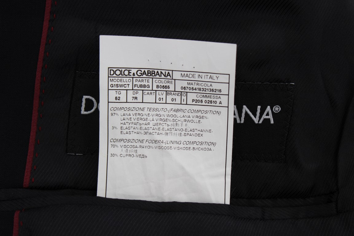 Blauer Woll-Stretch-SICILIA-Blazer