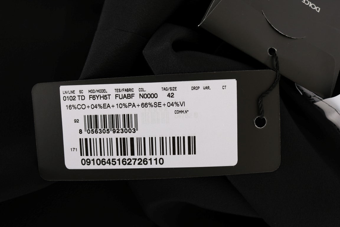 Blaues Kaftan-Kleid mit Blumenapplikationen aus Spitze