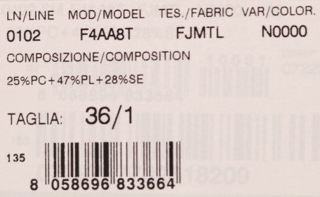 Schwarzer A-Linien-Rock aus geblümter Jacquard-Seide