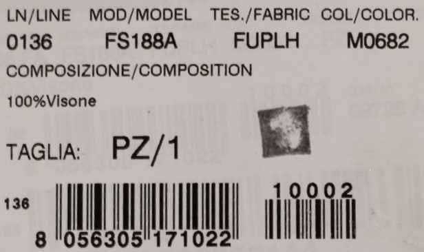 Brauner Nerzpelzschal