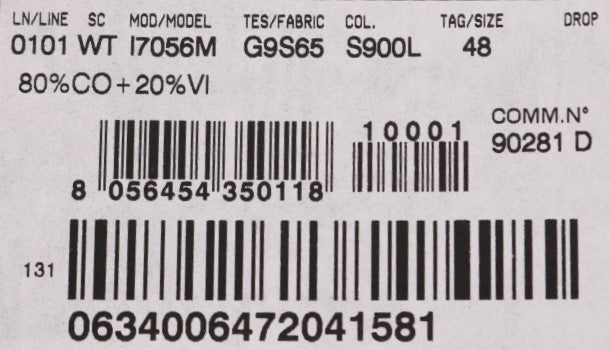 Schwarze STAFF Baumwollweste mit Streifen