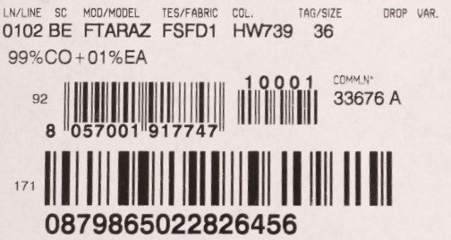 Weiß-blau gestreifte Kristall-Shorts