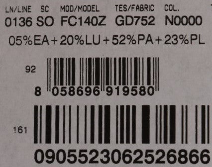 Schwarze Stretch Floral Clear Crystal Socken