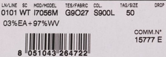 Blaue Woll-Stretch-Weste