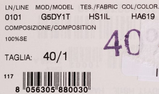 Weißes Seidenhemd mit JAZZ-Motivdruck