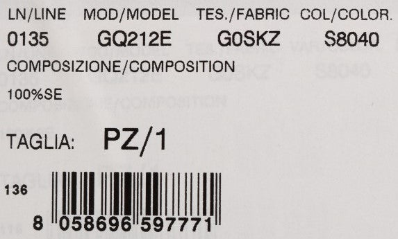 Weißer gepunkteter Seidenschal mit Fransen