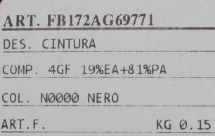 Schwarzer Stretch-Taillengürtel Korsettgürtel