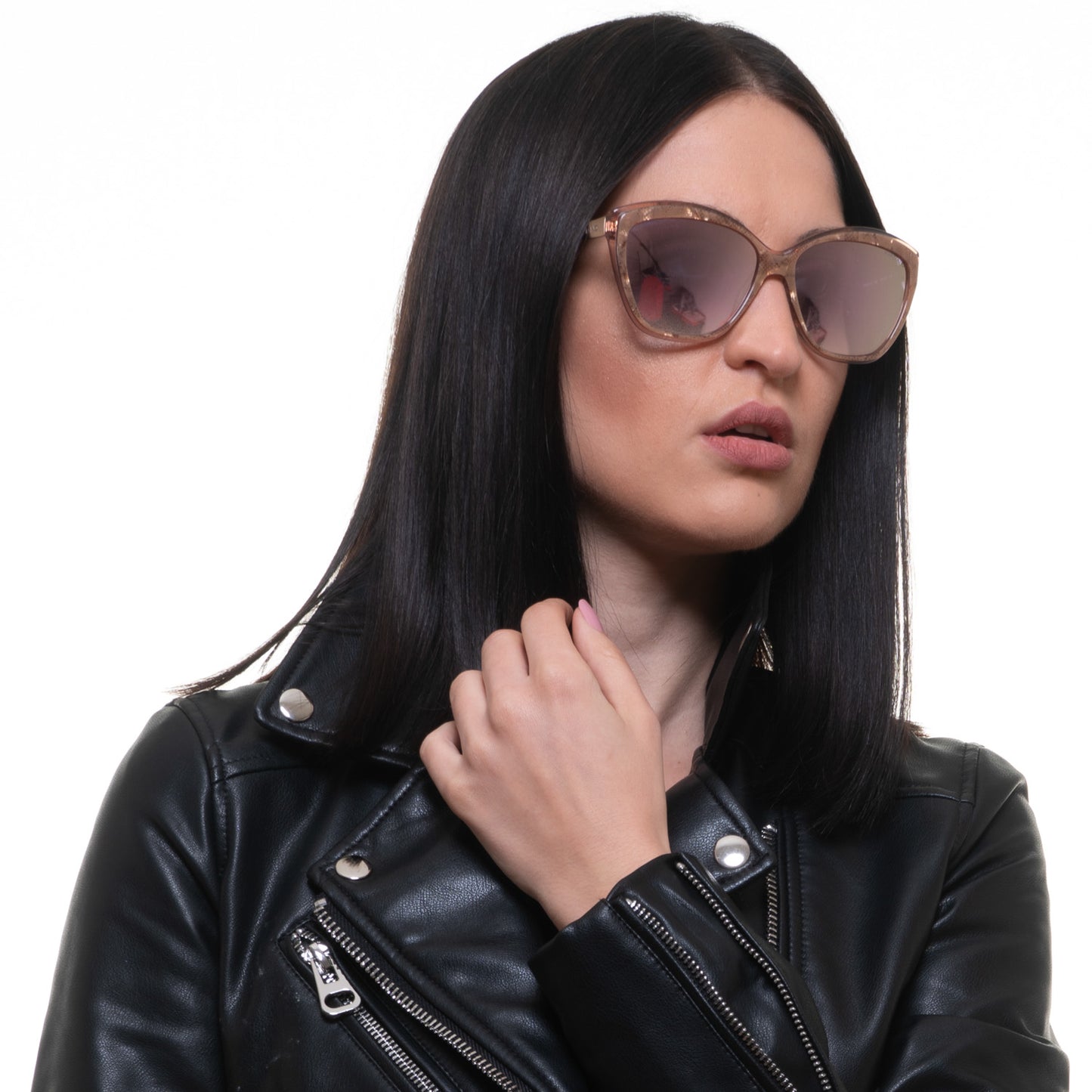 Creme Frauen Sonnenbrille