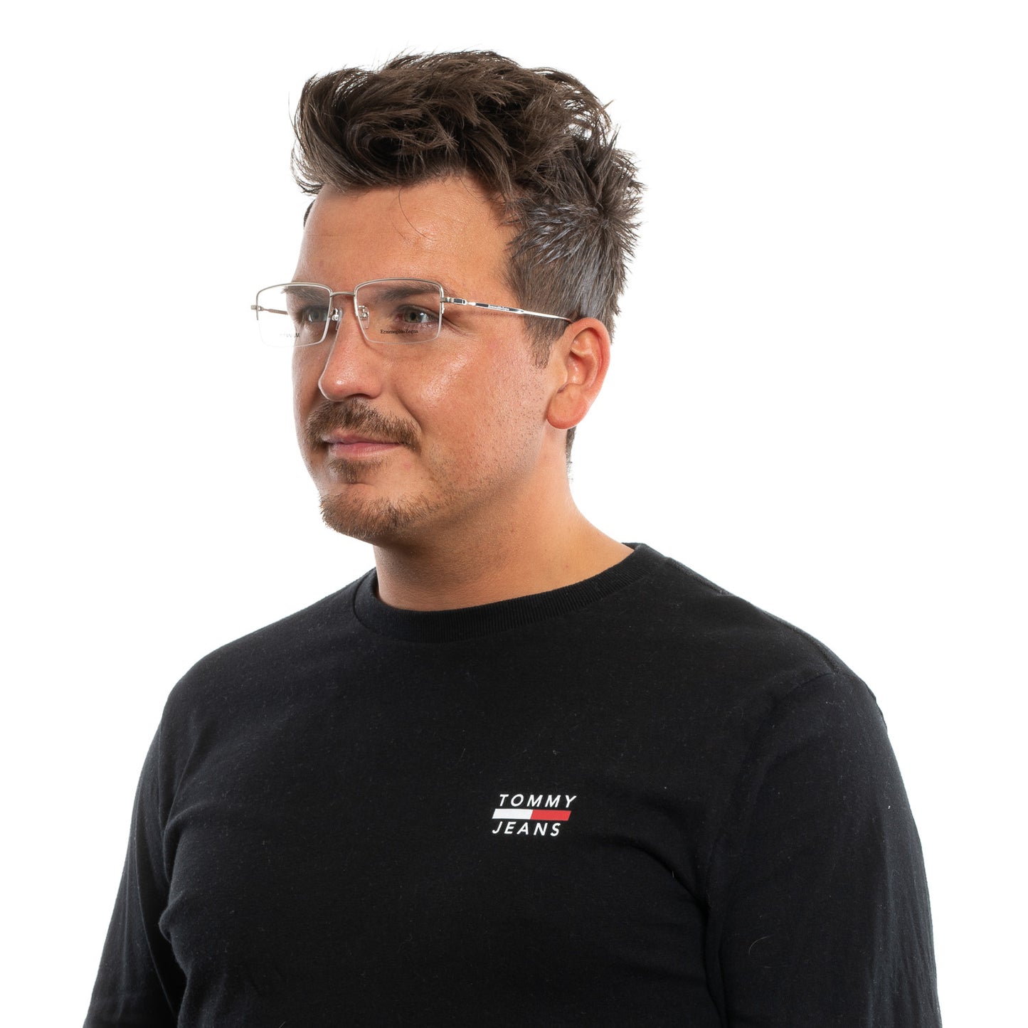 Silberne optische Brillenfassungen für Männer