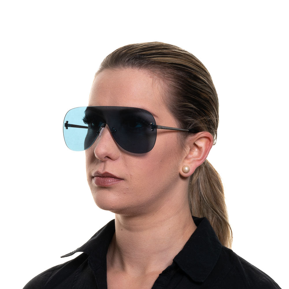 Silberne Frauen-Sonnenbrille
