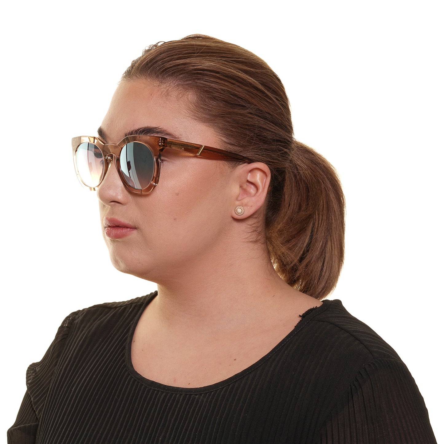 Braune Frauen Sonnenbrille