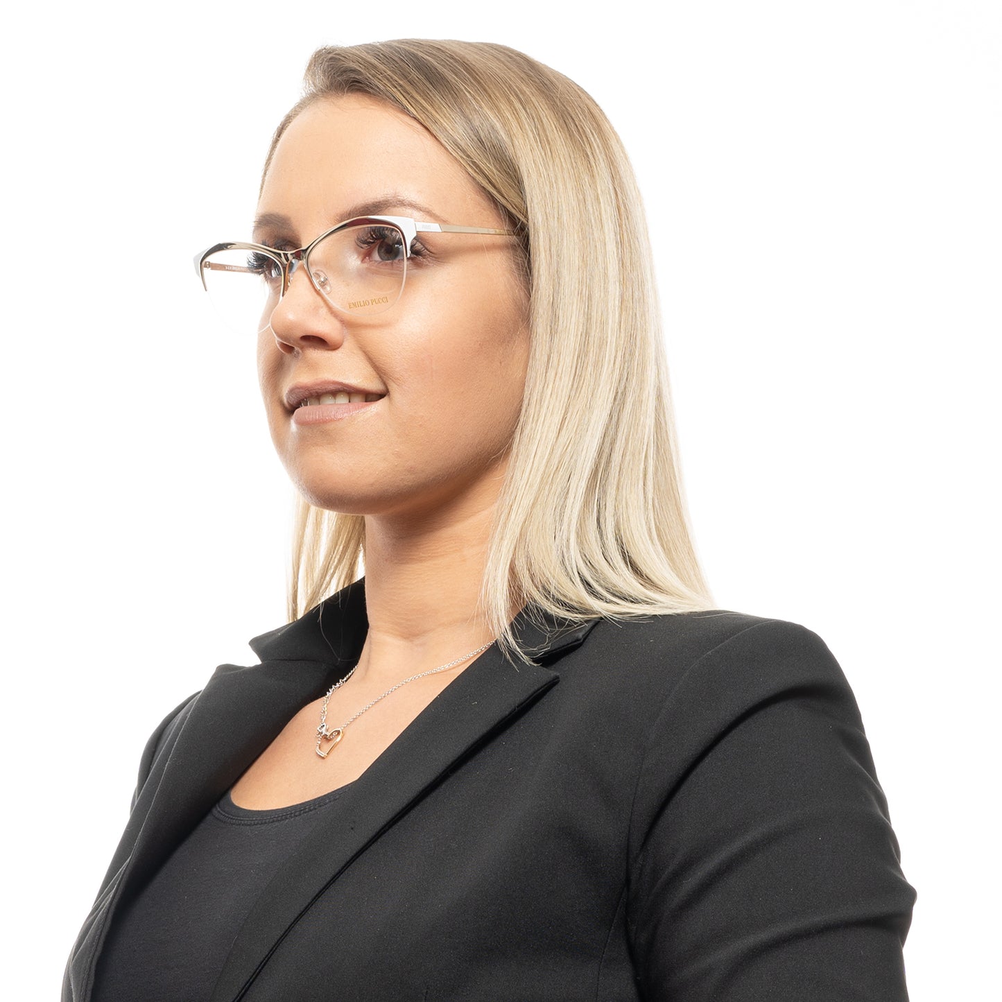 Weiße optische Brillenfassungen für Frauen
