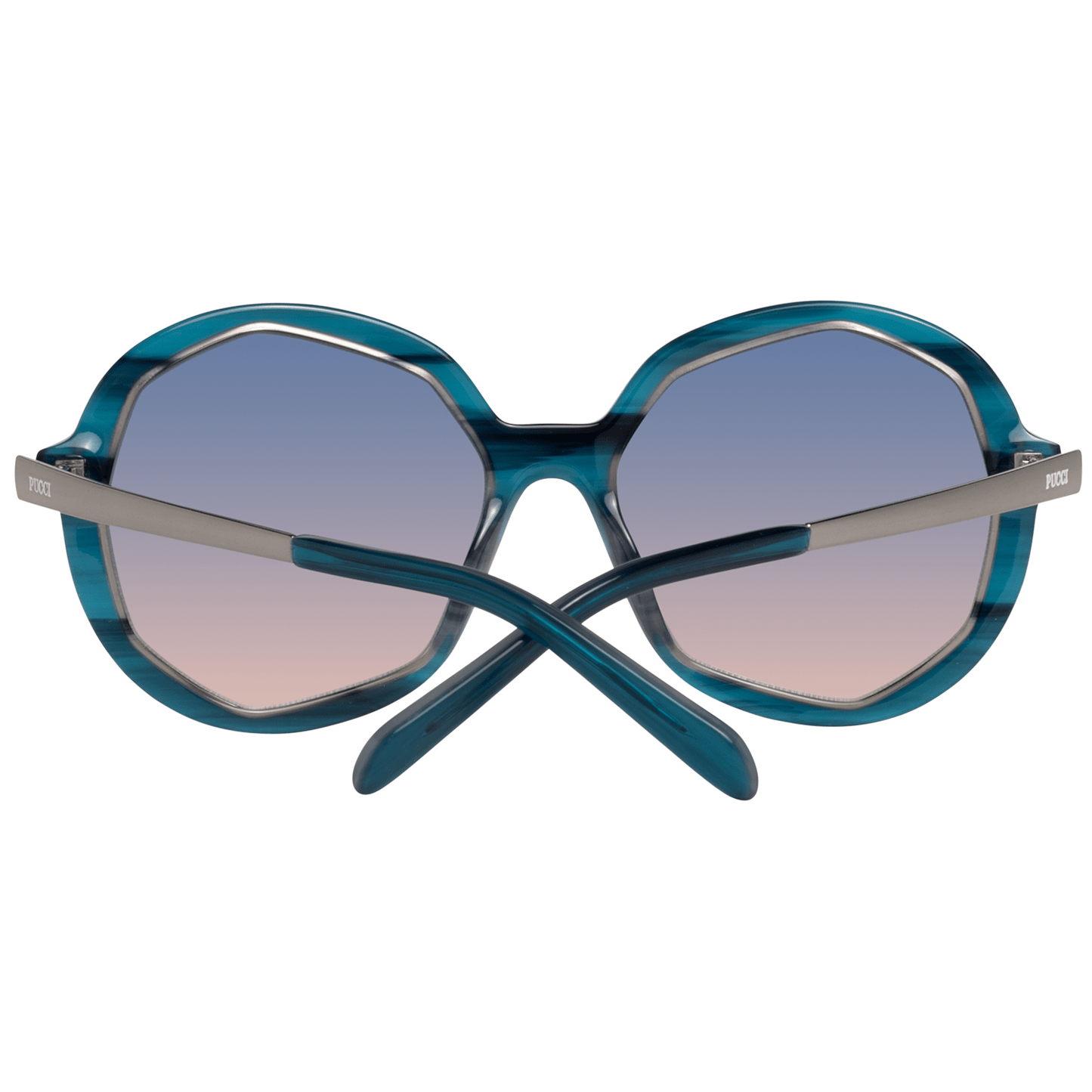 Blaue Frauen Sonnenbrille