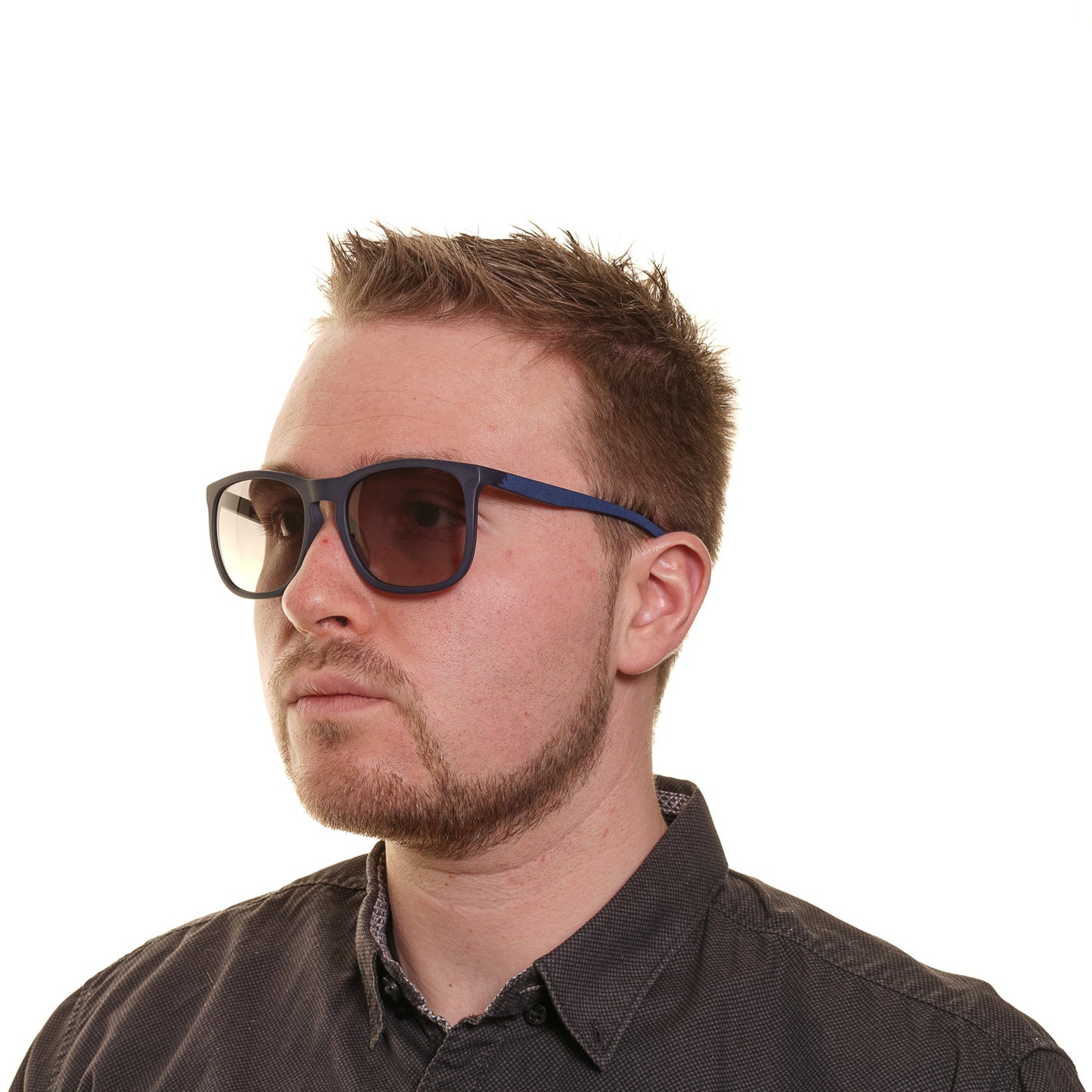 Blaue Männer-Sonnenbrille