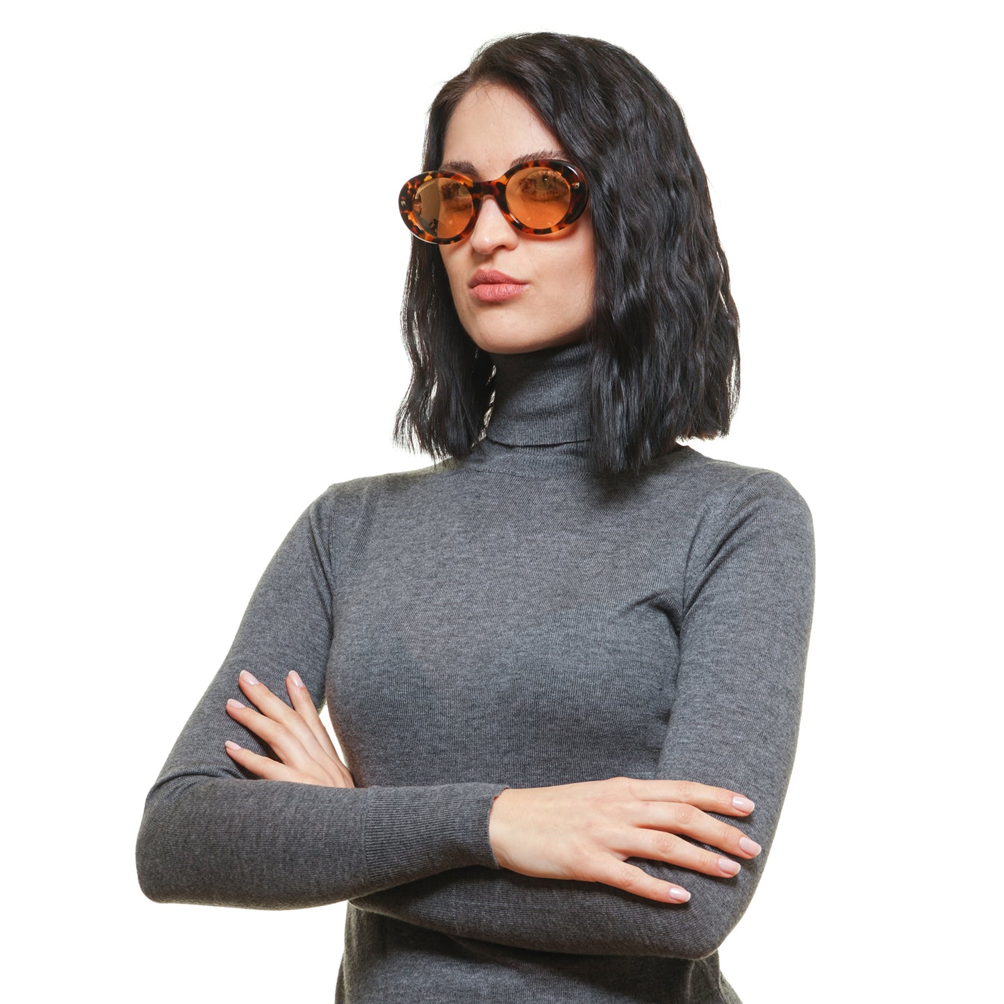 Braune Frauen Sonnenbrille