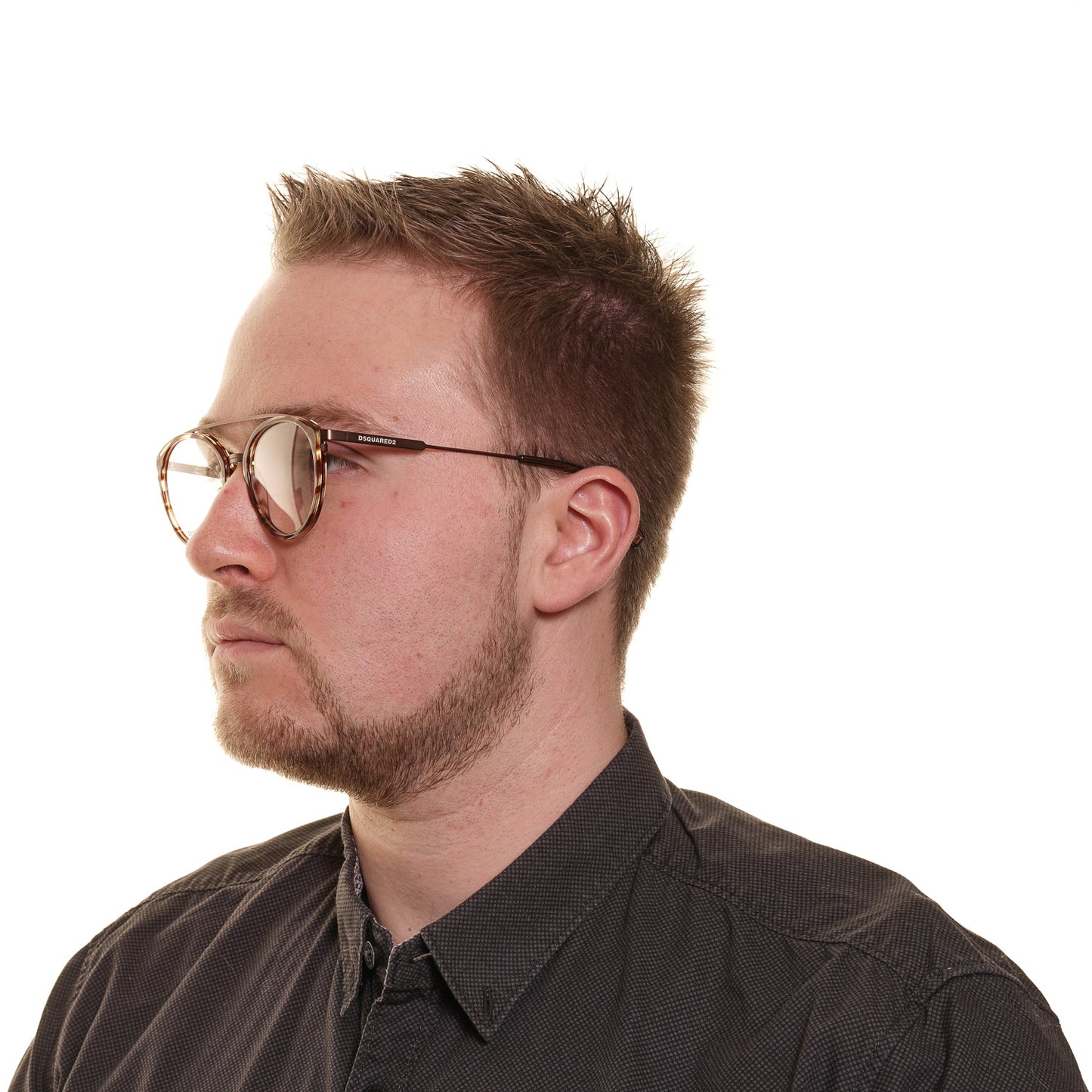 Braune optische Unisex-Rahmen