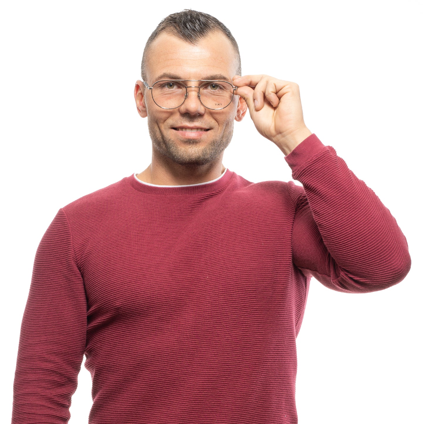 Silberne optische Brillenfassungen für Männer