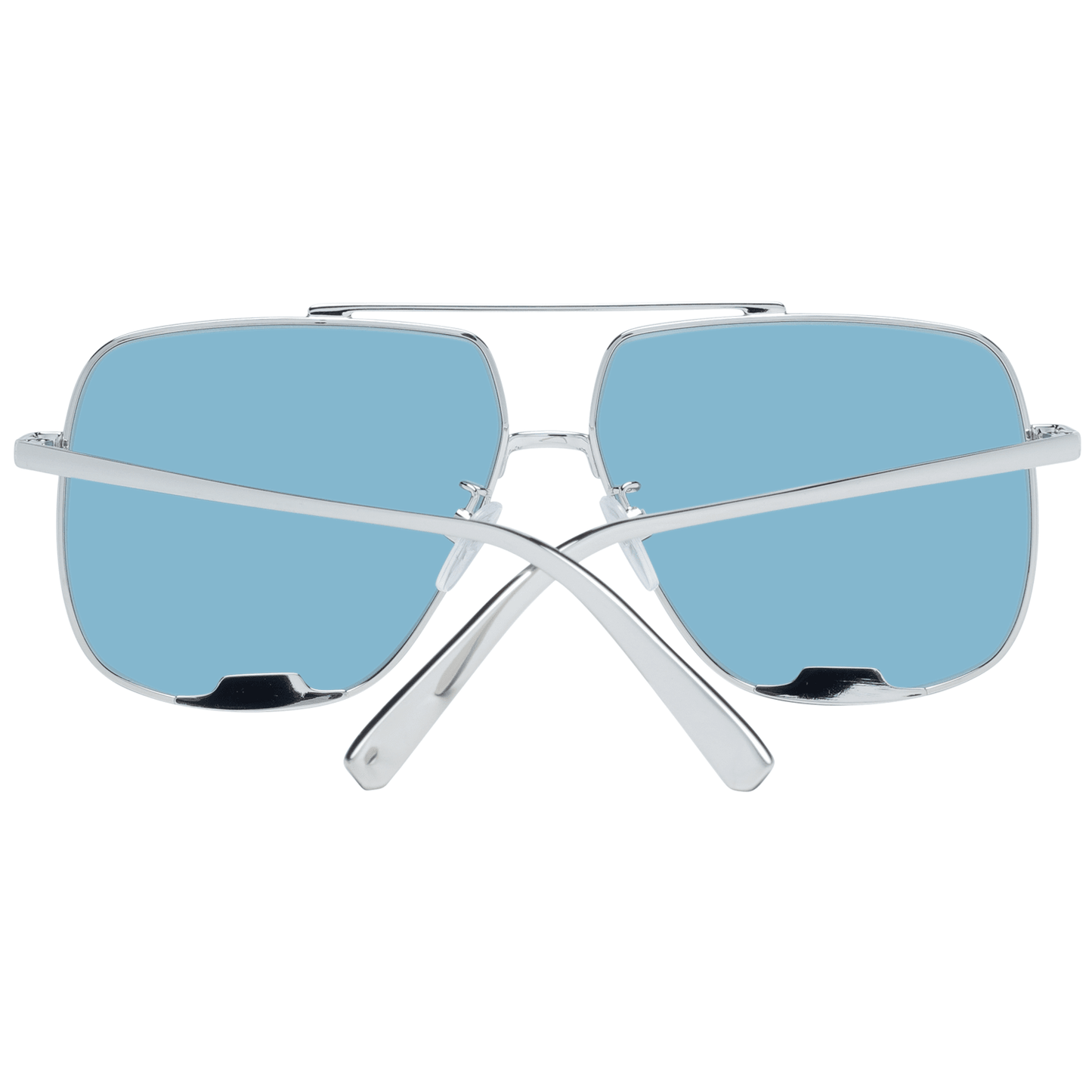 Silberne Unisex-Sonnenbrille
