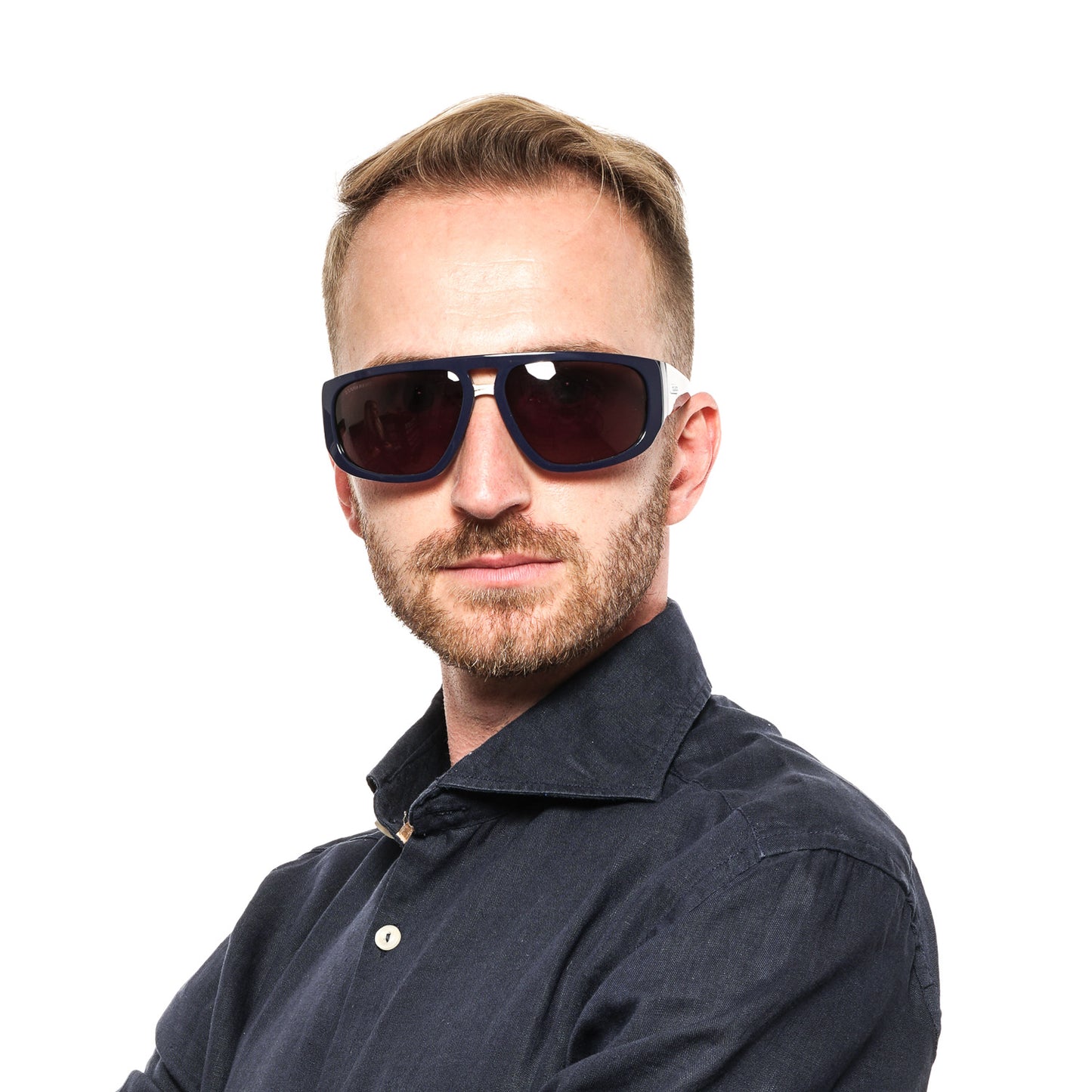 Blaue Männer-Sonnenbrille