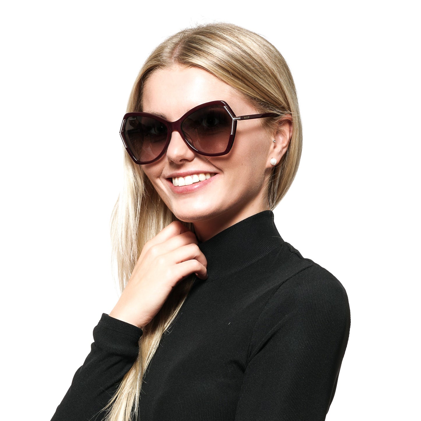 Burgundy Frauen Sonnenbrille