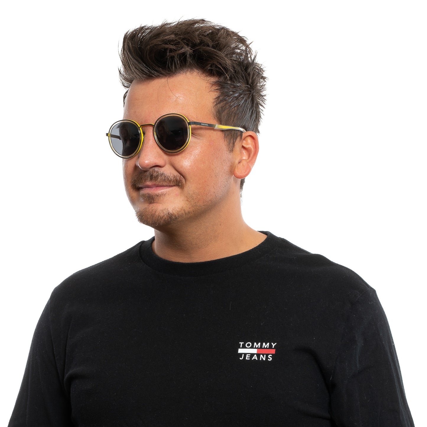 Schwarze Unisex-Sonnenbrille