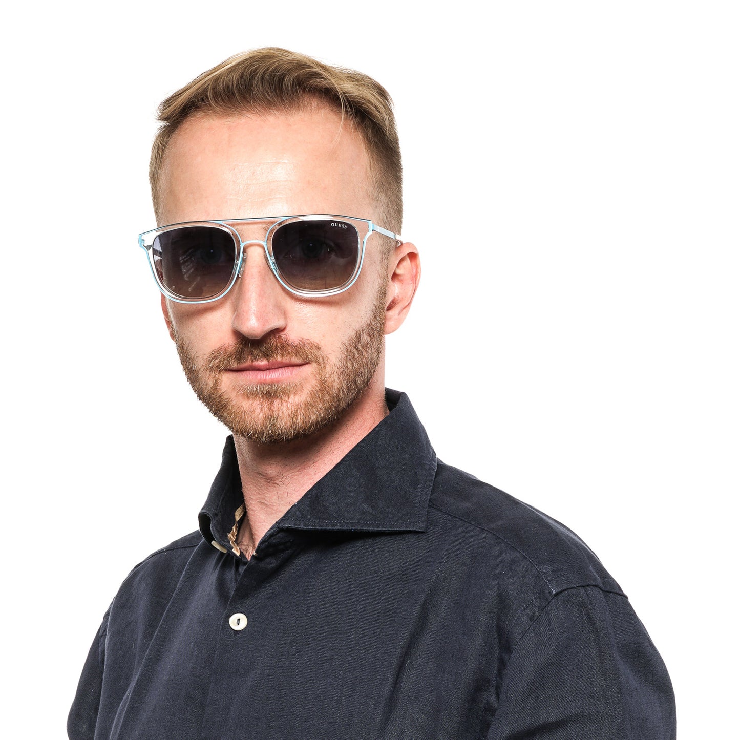 Blaue Männer-Sonnenbrille