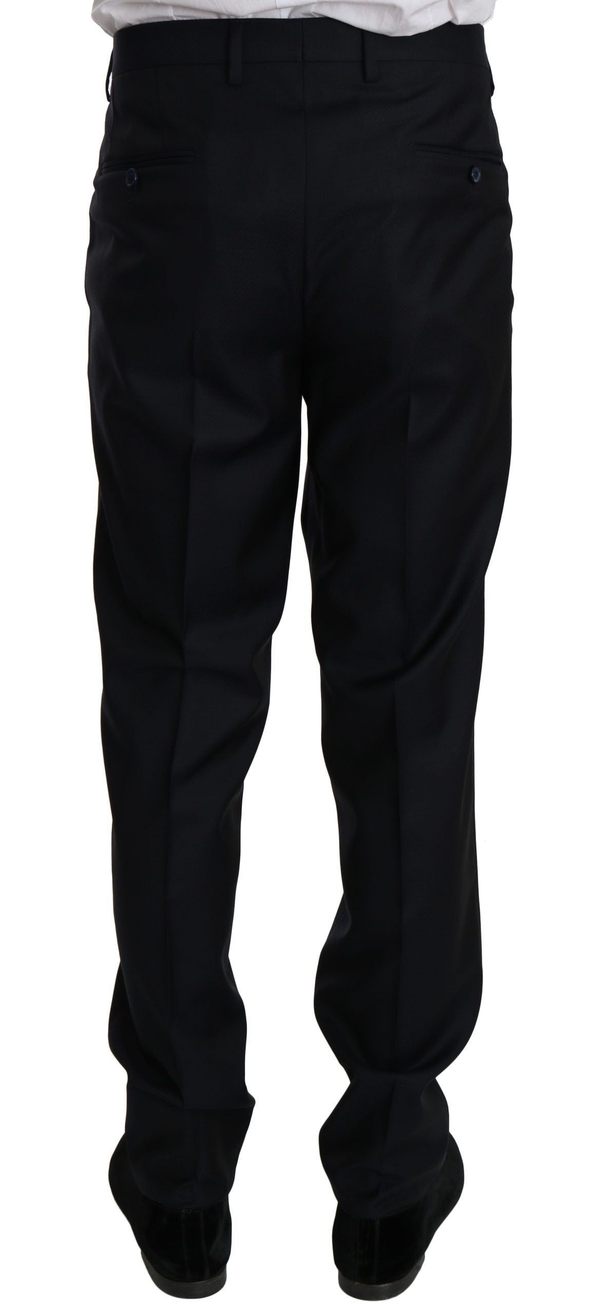 Blauer Anzug aus Wolle Slim Fit 2 Stück NAPOLI