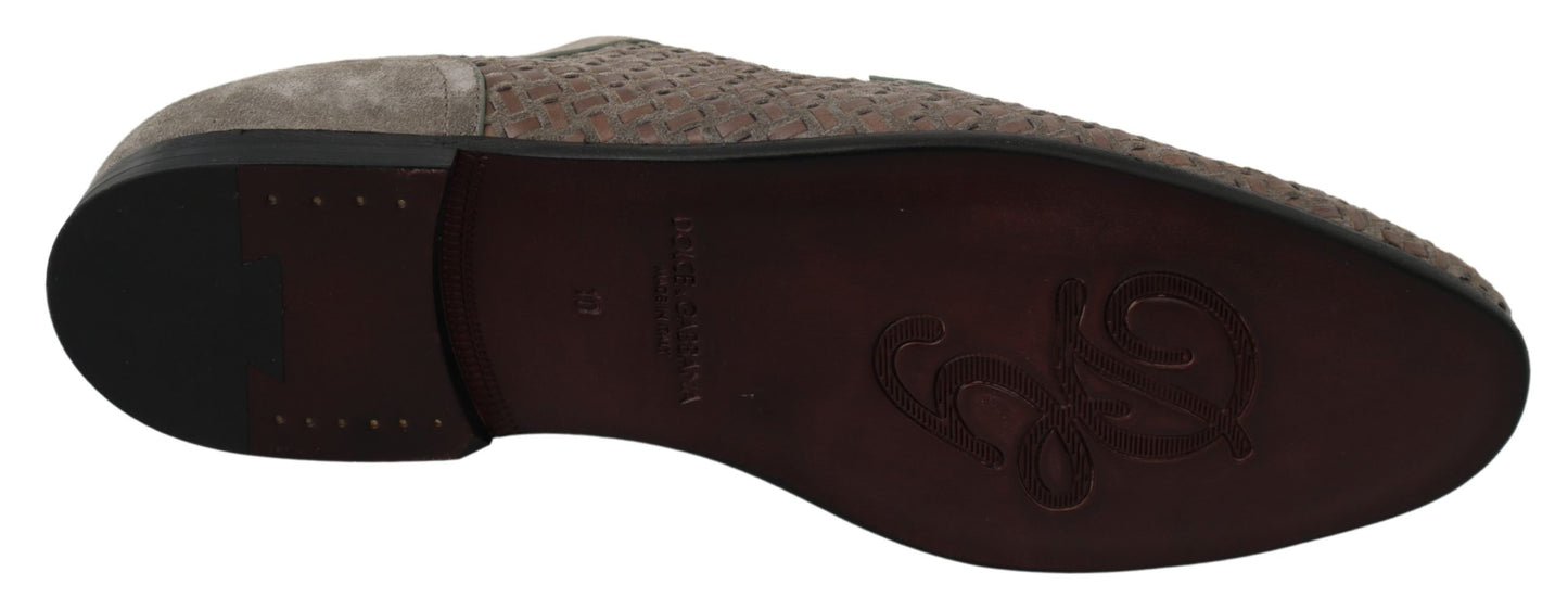 Braun Leder Wildleder Derby Formale Schuhe