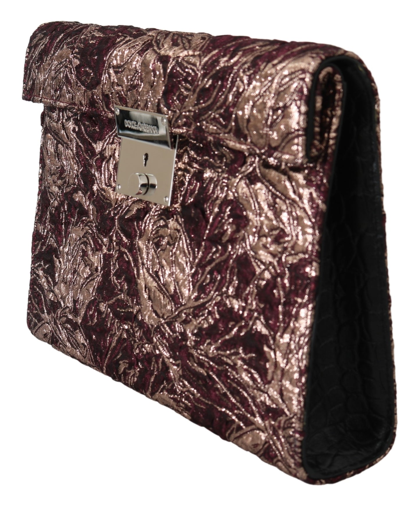Bordeaux Jacquard Leder Herren Dokumententasche Tasche