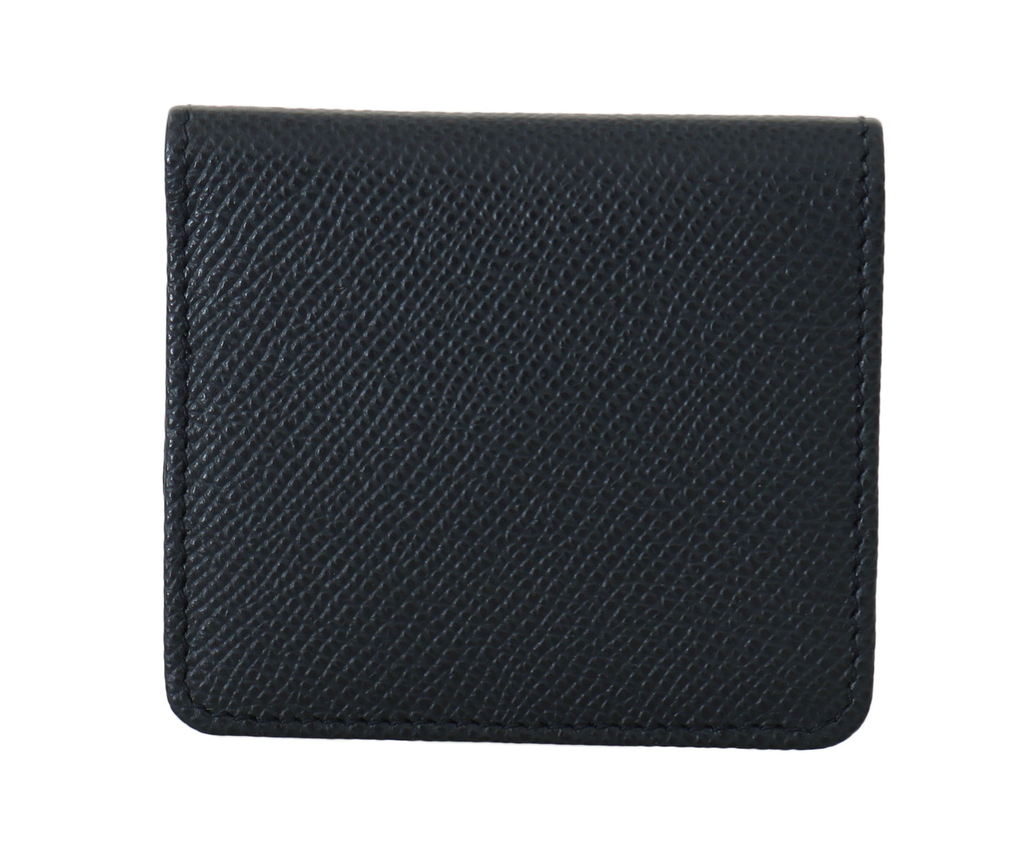 Blauer Dauphine Leder Kondomtaschenhalter