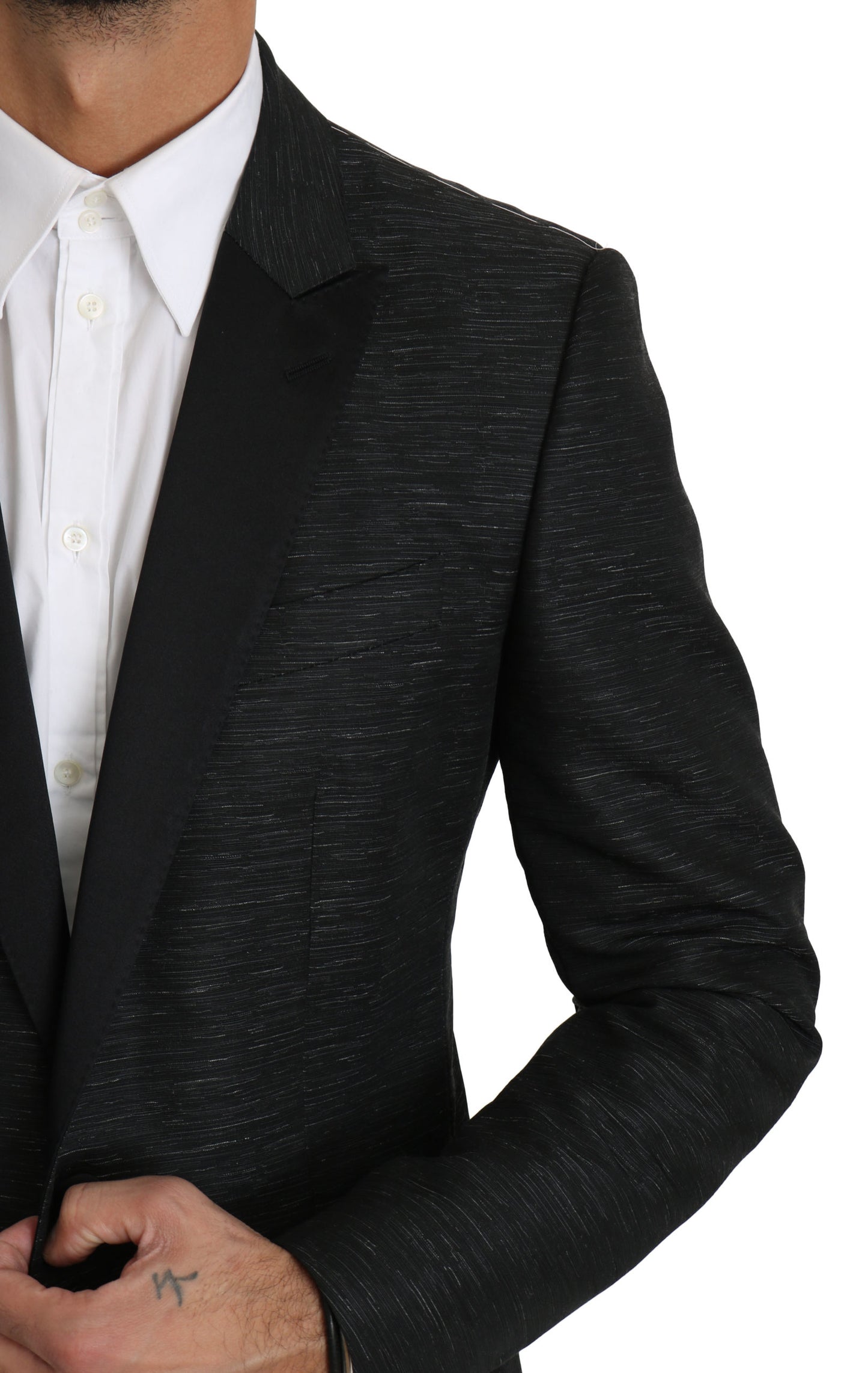 Schwarzer Slim Fit Einteiler MARTINI Blazer