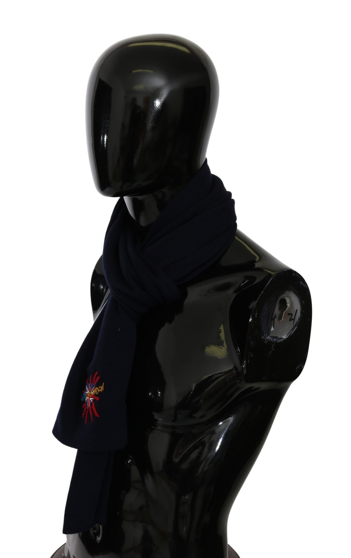 Blau #DGLovesLondon Wickelschal Wollschal