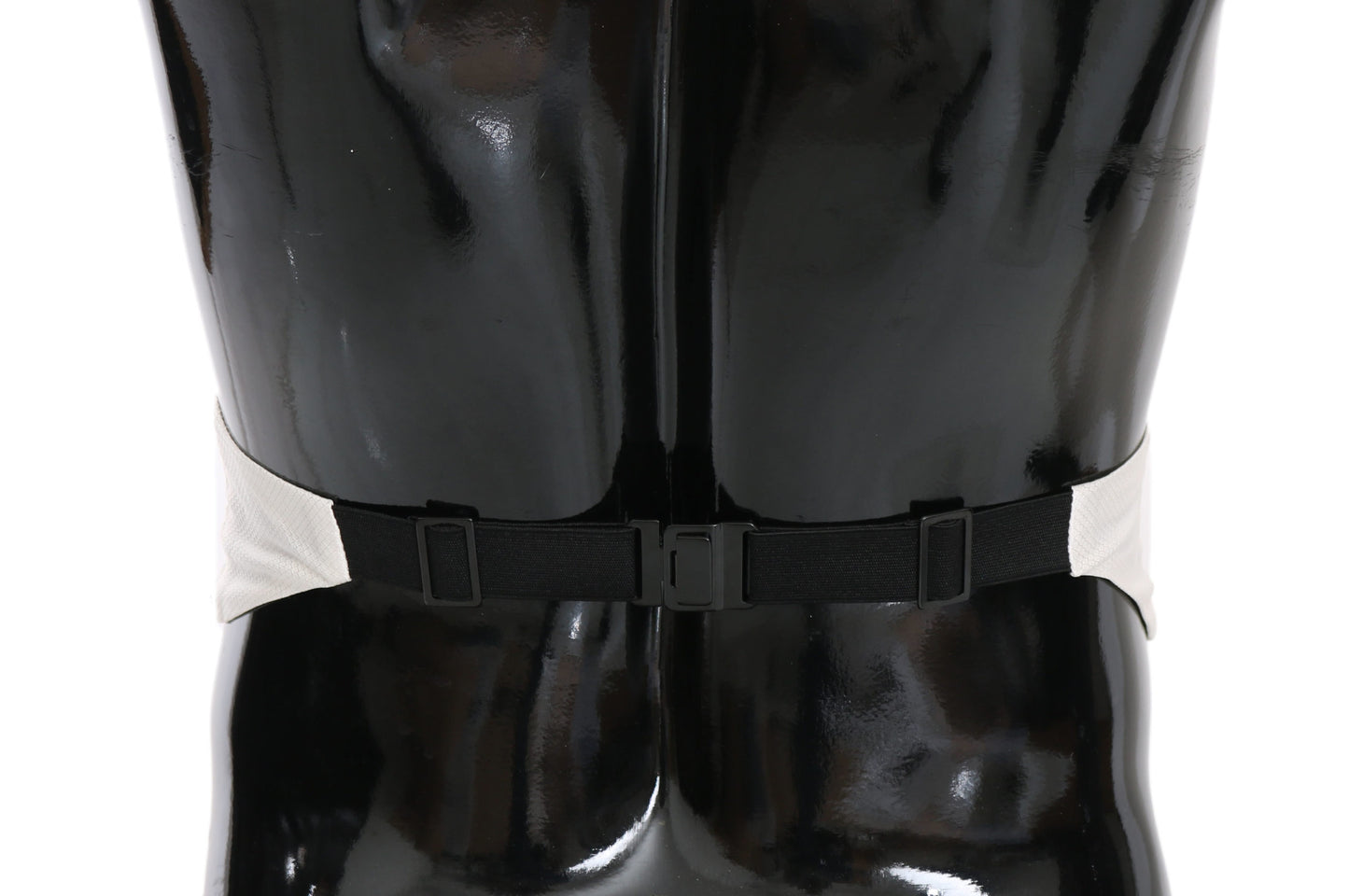 Weißer Herren Taillengürtel 100% Seide Kummerbund