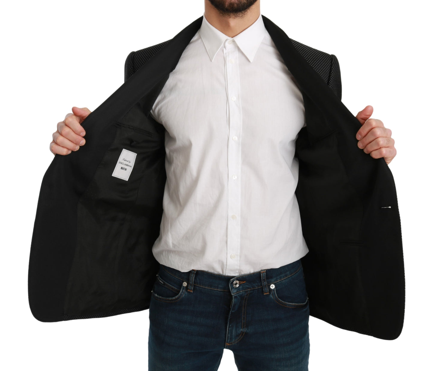 Schwarzer Slim Fit Blazer MARTINI Blazer