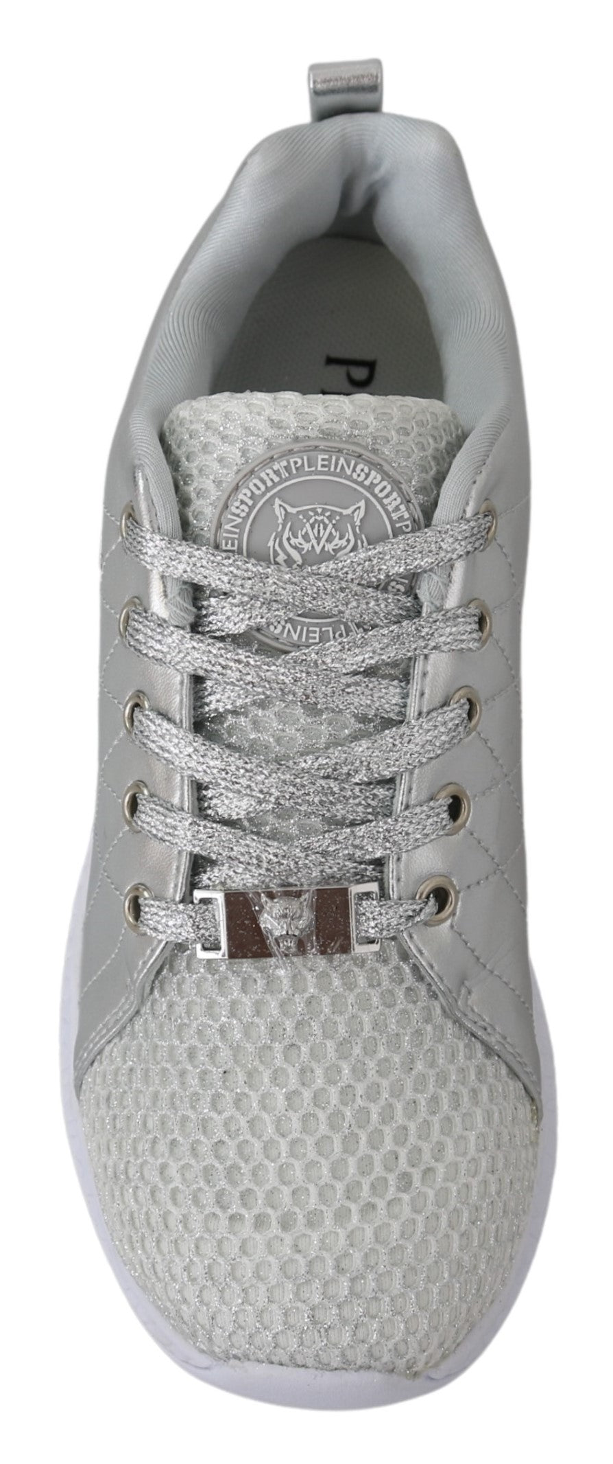 Silber Polyester Läufer Gisella Turnschuhe Schuhe