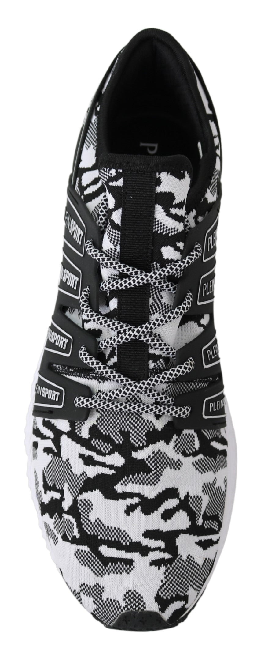 Weiß Polyester Läufer Rückseite Turnschuhe Schuhe