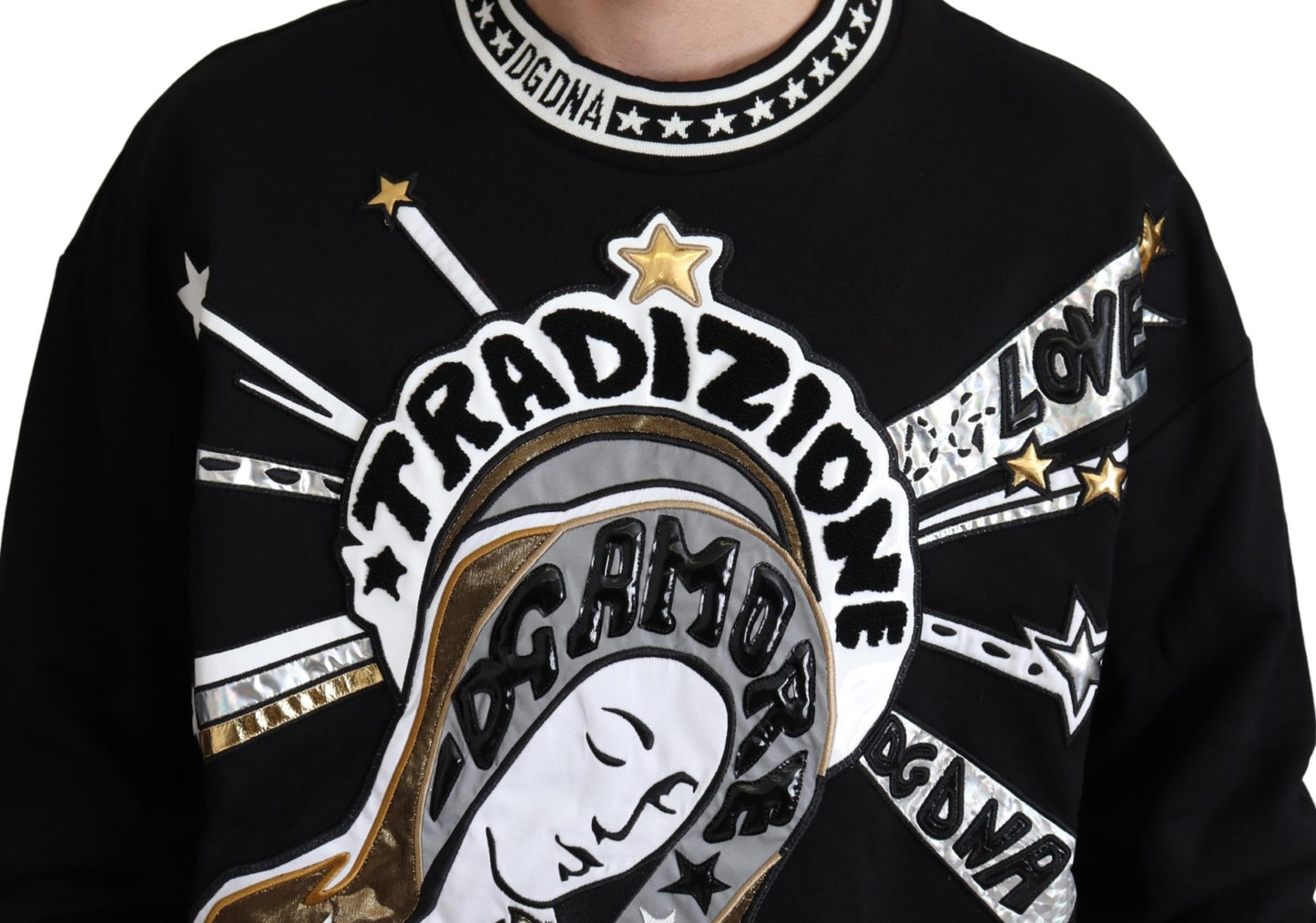 Schwarzer DG AMORE DNA Pullover Herren Sweater