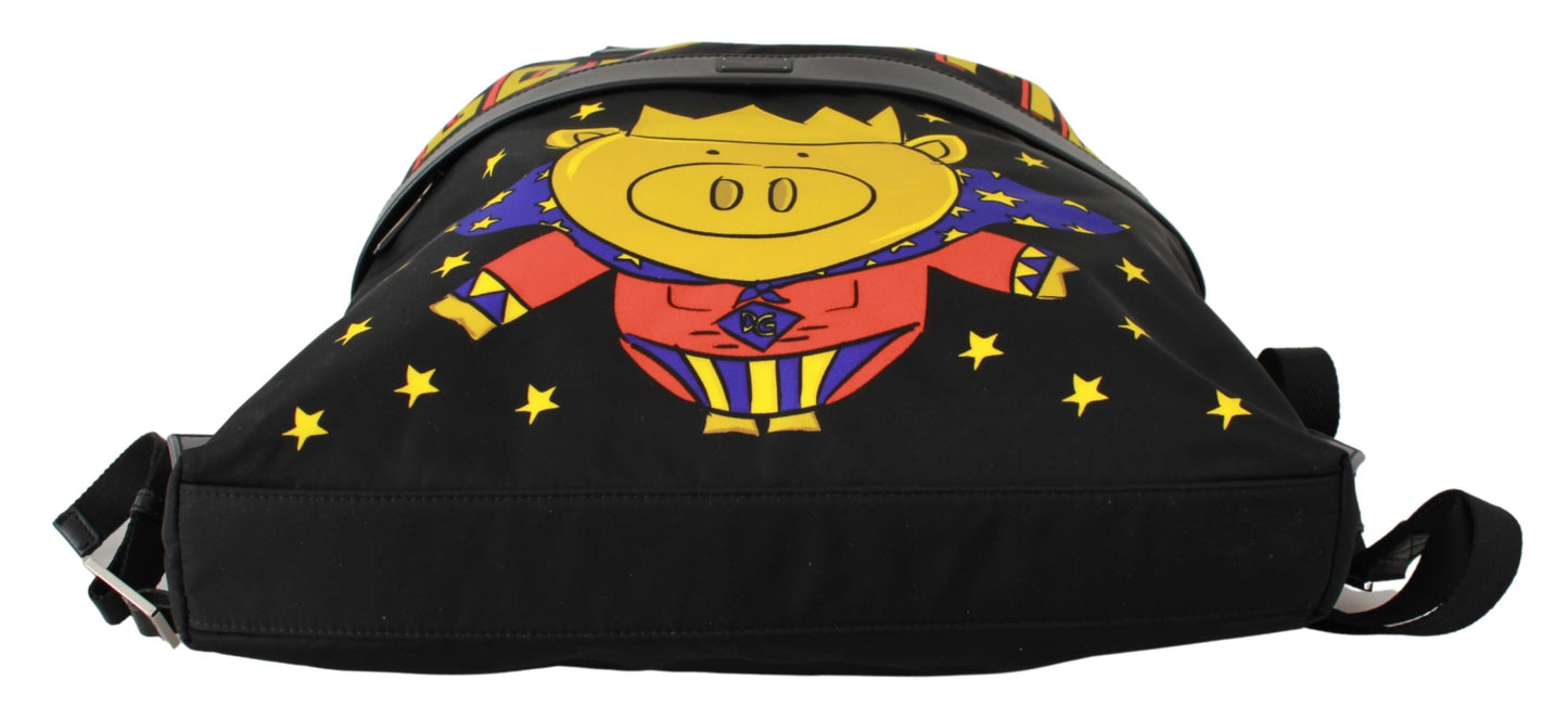 Schwarzes Superschwein des Jahres Rucksacktasche