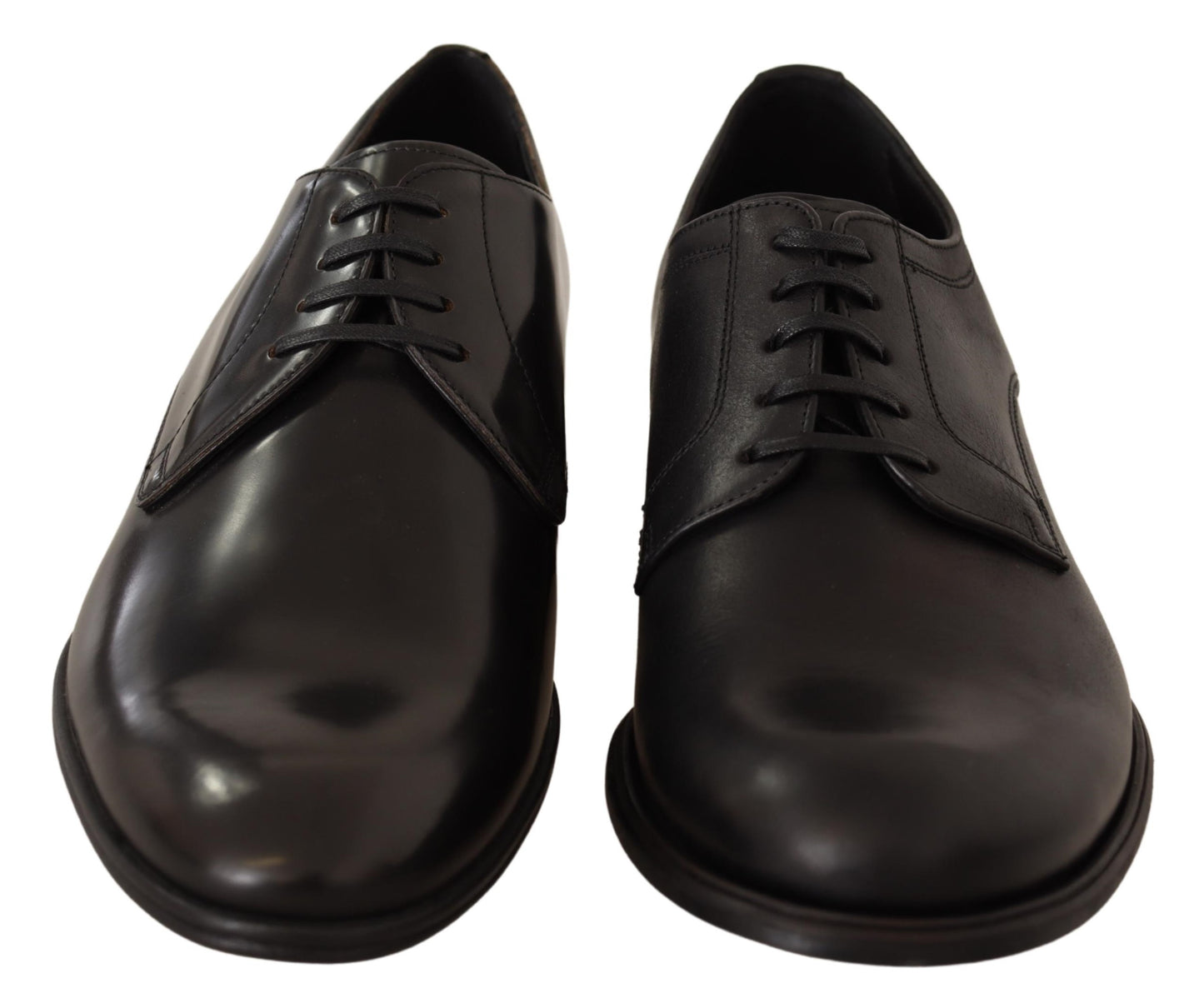 Schwarze Schnürschuhe aus Leder für Männer Formelle Derby-Schuhe