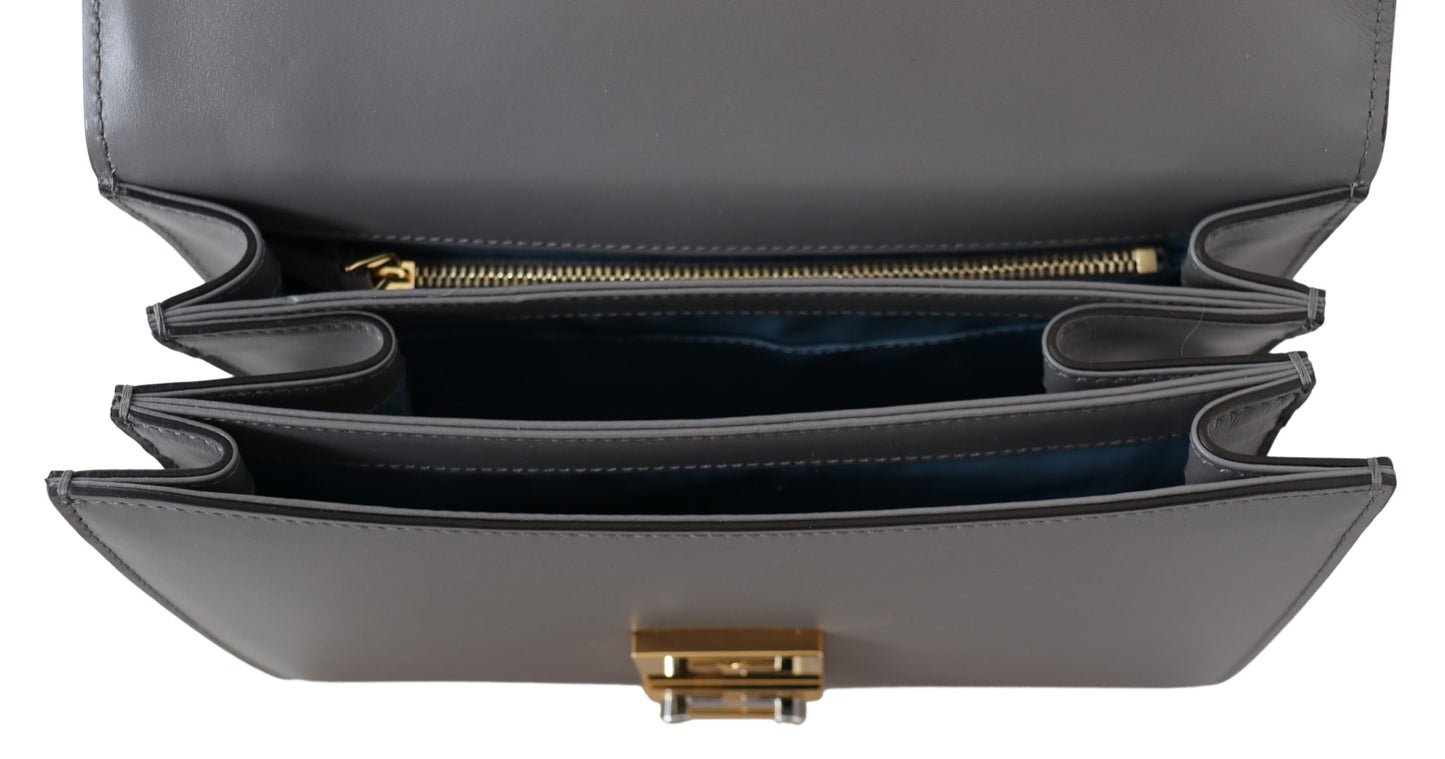 Zumi Umhängetasche aus grauem Leder