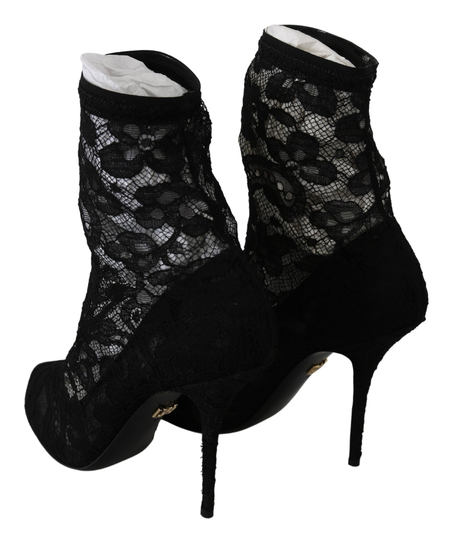 Schwarze Spitze Taormina High Heels Pumps