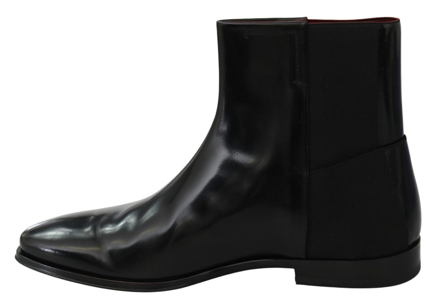 Schwarzes Leder Chelsea Herrenstiefel