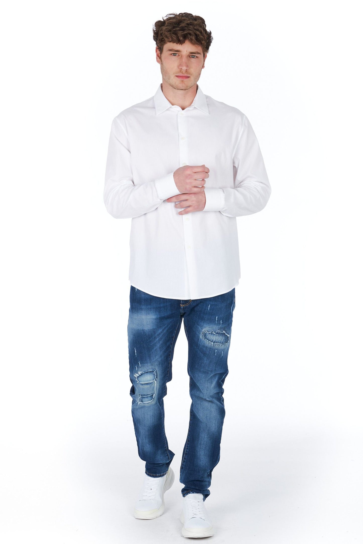 Wbrillantweißes Hemd